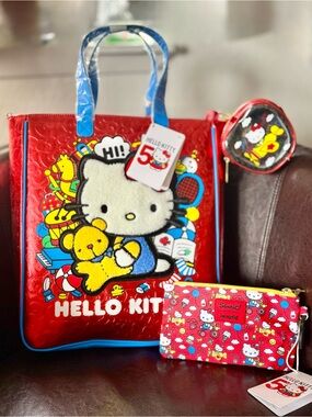 Loungefly Hello Kitty 50th Anniversary Tote Bag